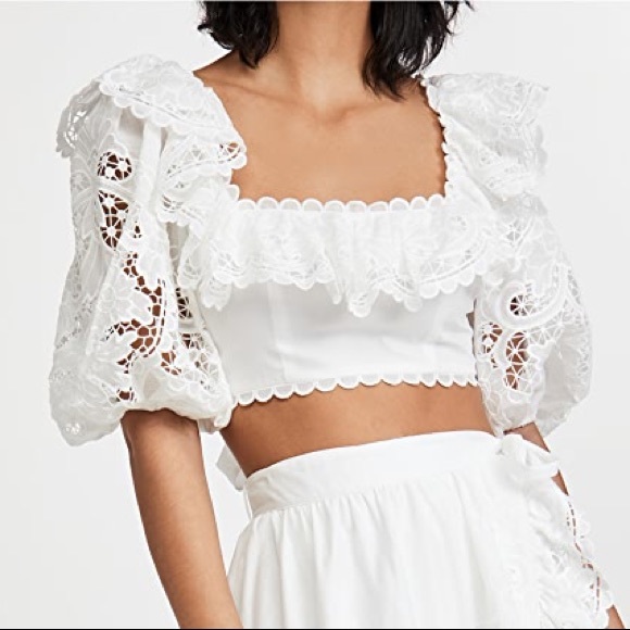 zimmermann lulu scallop frill top